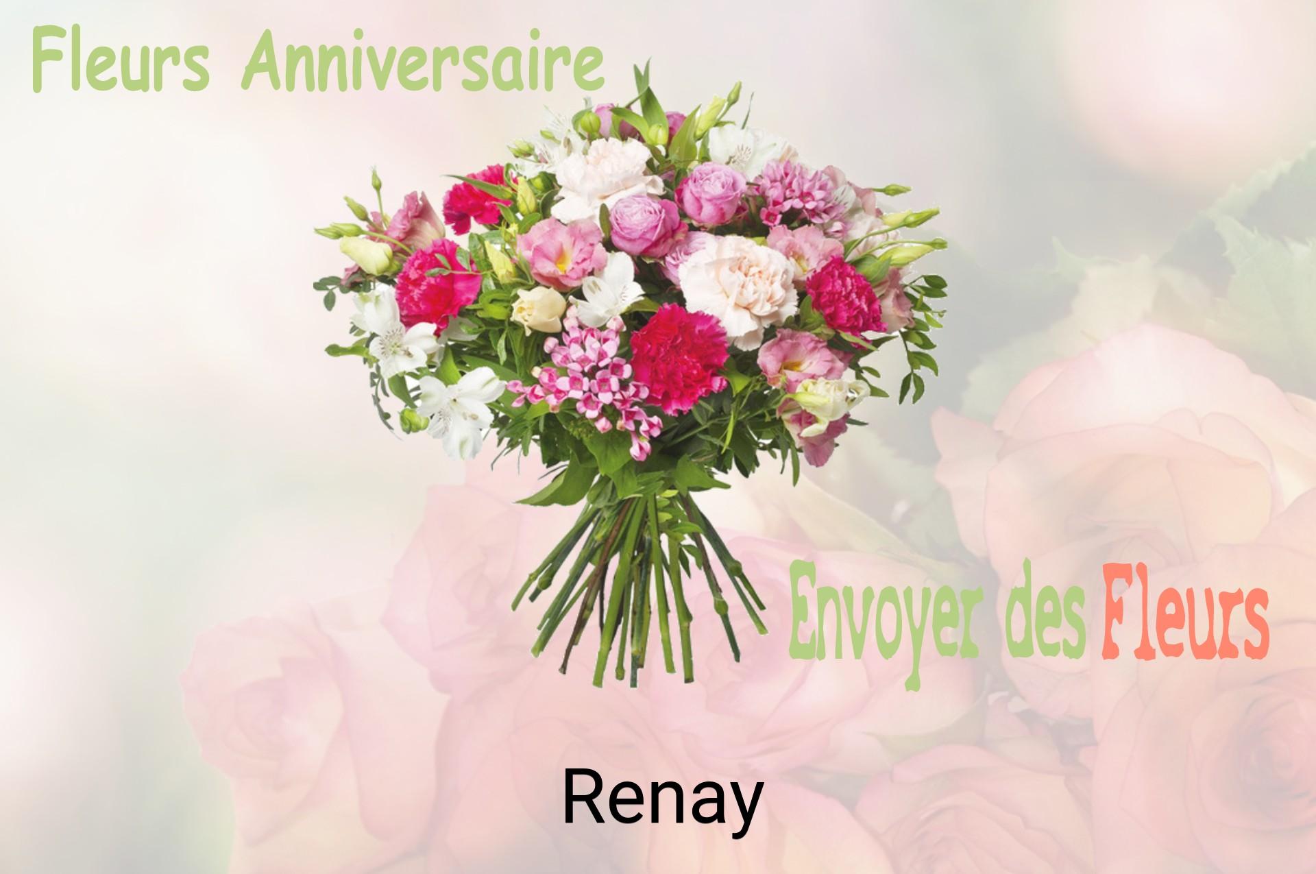 Bouquet de fleurs d’anniversaire livré à Renay